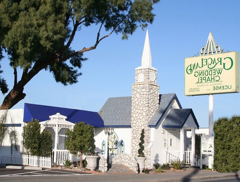 Capela Graceland Wedding Chapel em Las Vegas