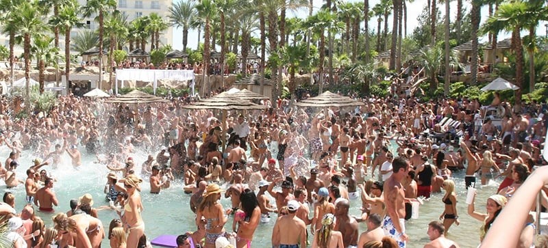 Rehab Pool Party em Las Vegas