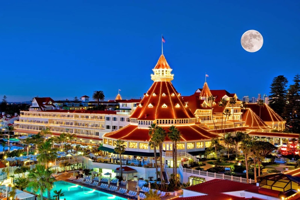 Hotel Del Coronado em Coronado na Califórnia