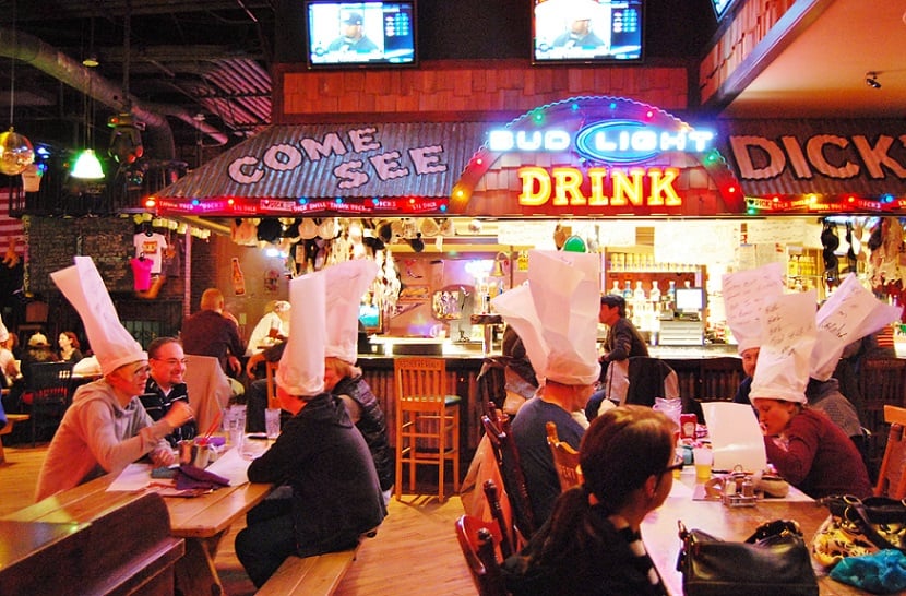 Gorjetas em bares e restaurantes em Las Vegas