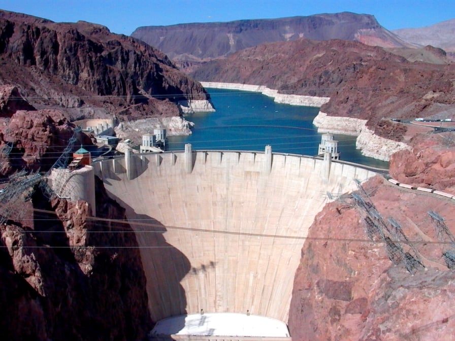 Represa Hoover Dam em Las Vegas