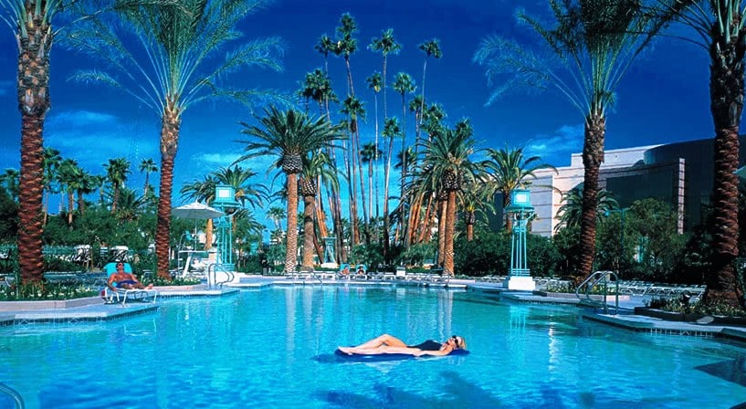 Localização do hotel MGM Grand em Las Vegas