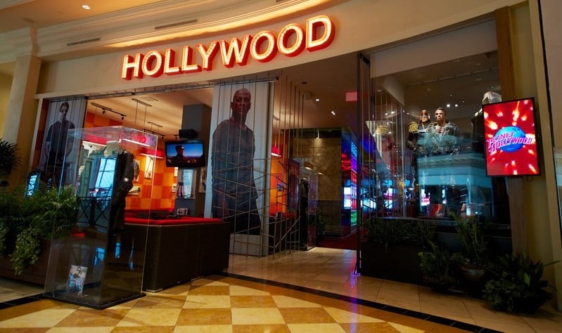 Loja de souvenirs do Planet Hollywood em Las Vegas