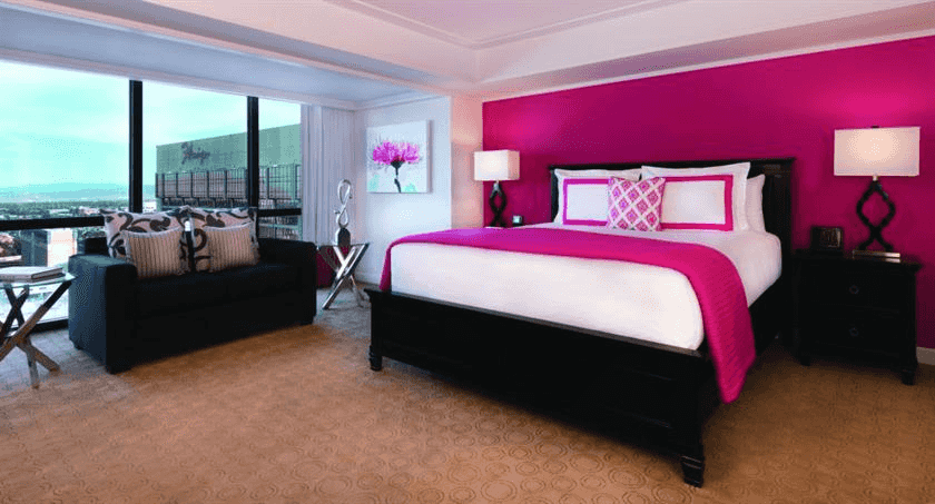 Quartos do hotel Flamingo em Las Vegas 