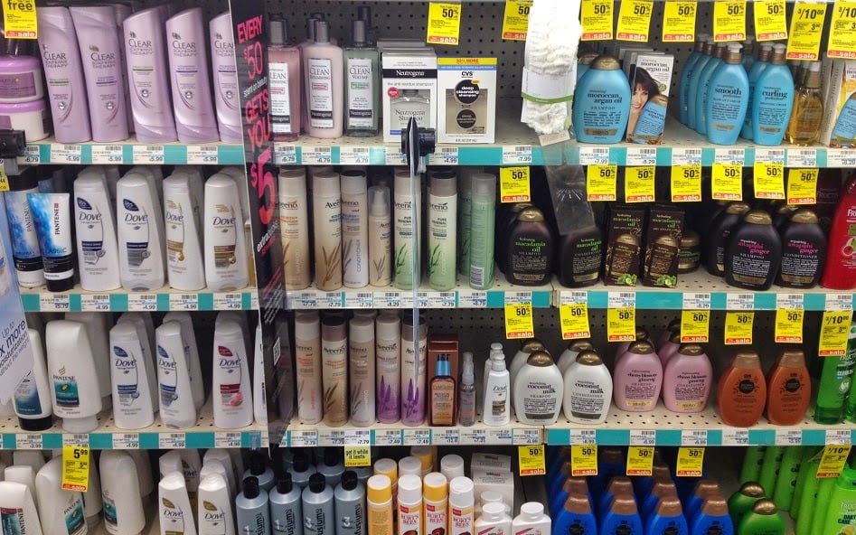 Onde comprar shampoo e condicionador na Califórnia