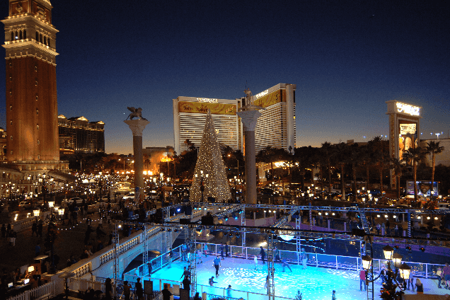 Pistas de Gelo dos hotéis em Las Vegas