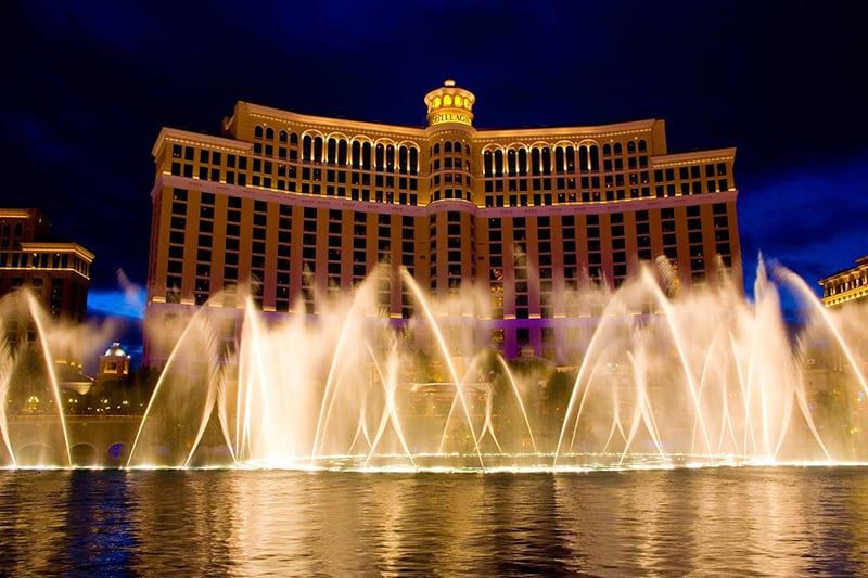 Os seis mega resorts na Strip em Las Vegas