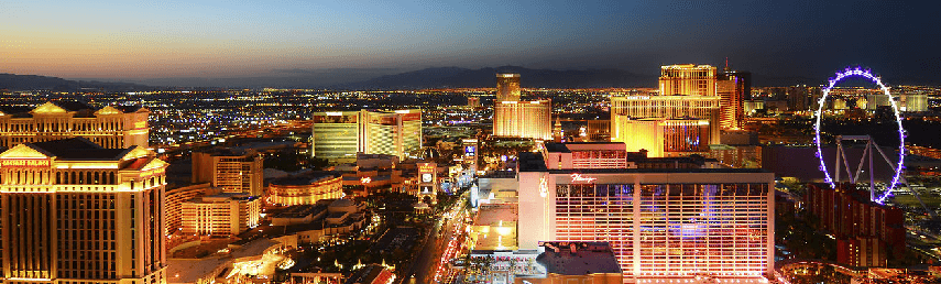 Consulte os hotéis de Las Vegas pela internet