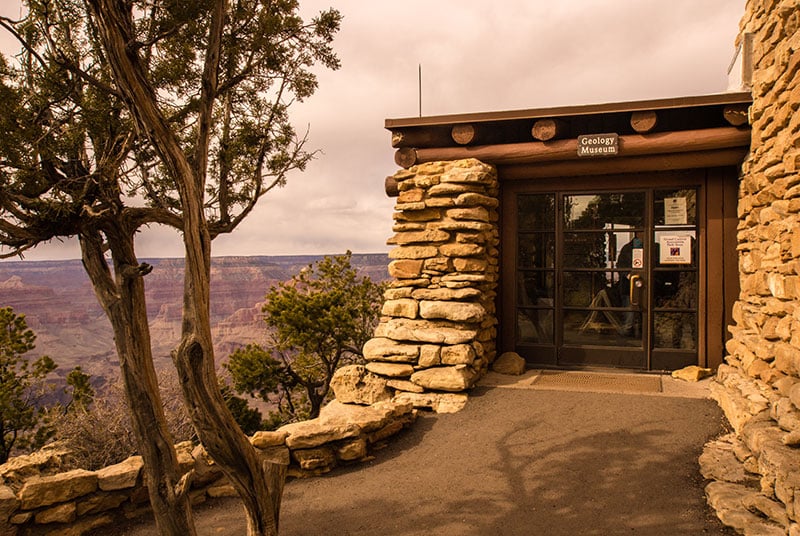 Yavapai Geology Museum no South Rim do Grand Canyon 