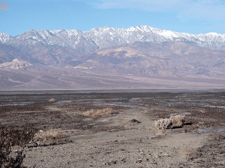  Panamint Mountains no Death Valley 
