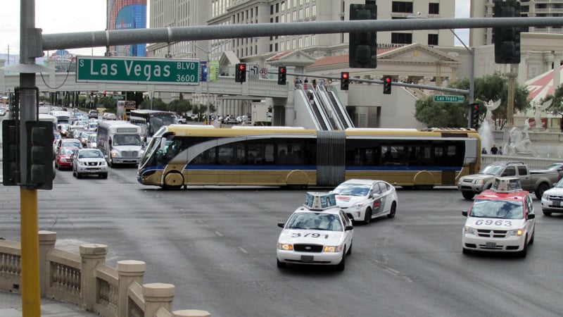  Sistema de transporte público em Las Vegas