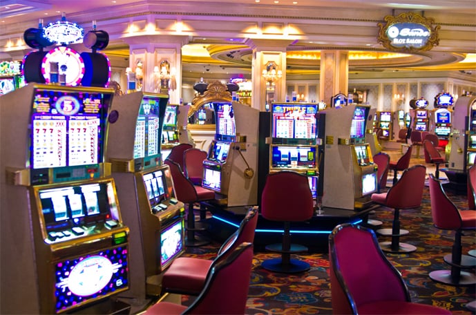 Máquinas de torneio nos cassinos em Las Vegas