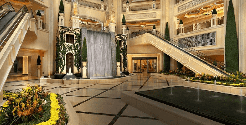 Como é o Hotel e Cassino Palazzo em Las Vegas
