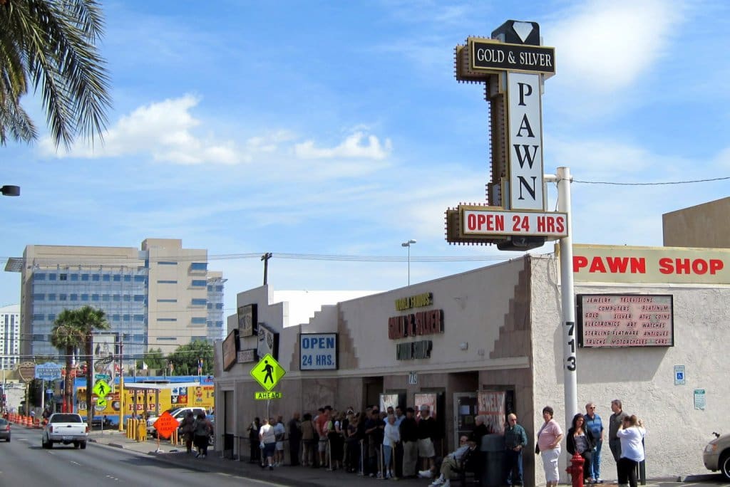 Loja de penhores Gold and Silver Pawn Shop em Las Vegas